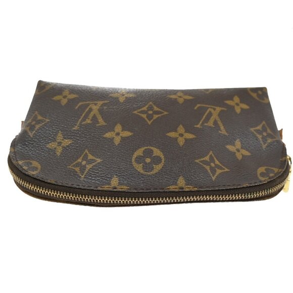 LOUIS VUITTON Pochette Cosmetic Pouch Bag Monogram Leather - Picture 5 of 5